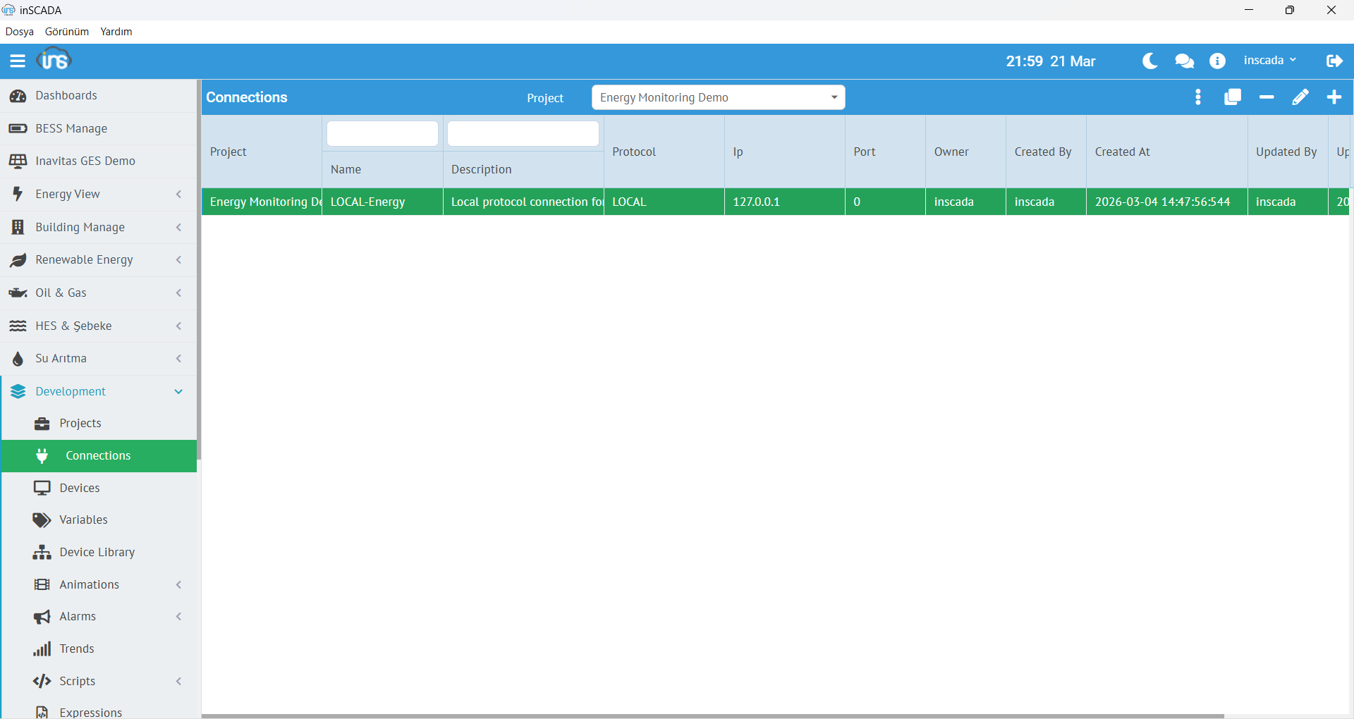 Bağlantı Yönetimi